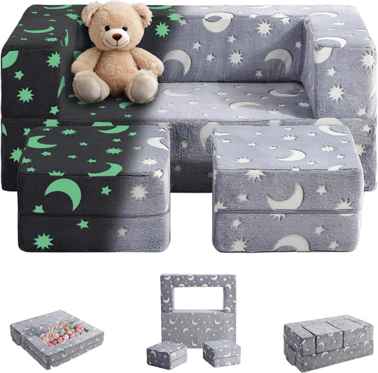 Magic Handle Glow in The Dark Modular Kids Explore Sofa